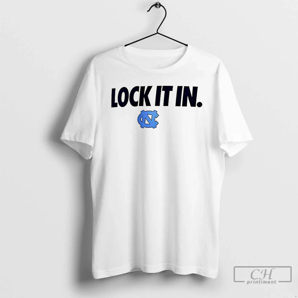 Classic North Carolina Tar Heels Lock It In 2026 - Adult & Kids T-Shirts, Sweatshirts & Hoodies apparel design preview 1