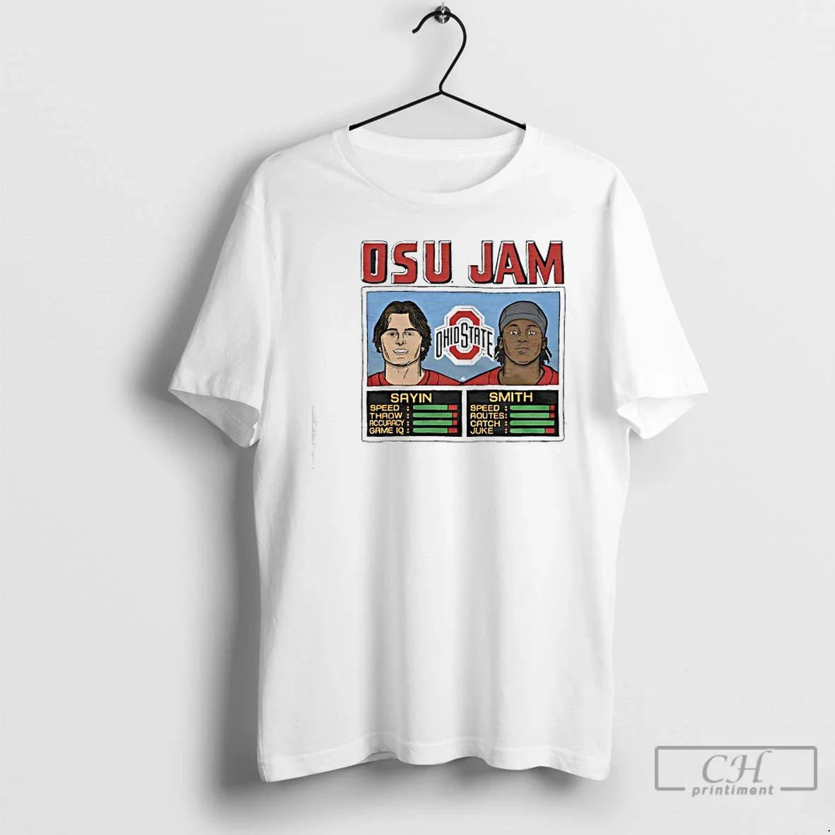 Classic Osu Jam Julian Sayin Smith Ohio State Duo - Adult & Kids T-Shirts, Sweatshirts & Hoodies apparel design preview 1