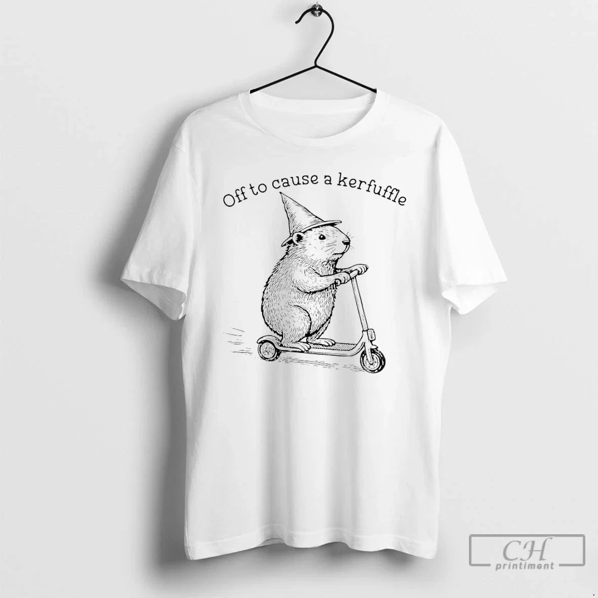 Classic Off Cause Kerfuffle Capybara - Adult & Kids T-Shirts, Sweatshirts & Hoodies apparel design preview 1