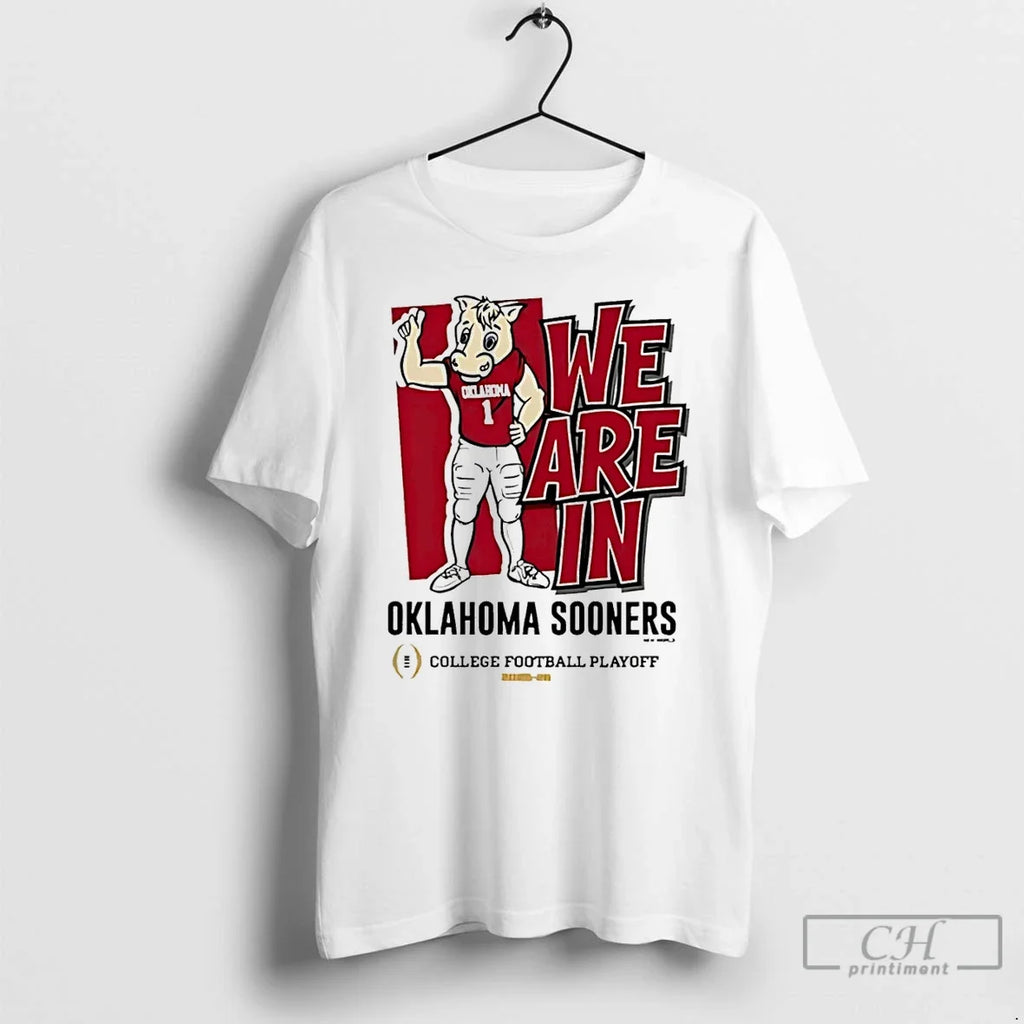 Classic Oklahoma Sooners 2025 Cfp Bound Mascot We Are - Adult & Kids T-Shirts, Sweatshirts & Hoodies apparel design preview 1