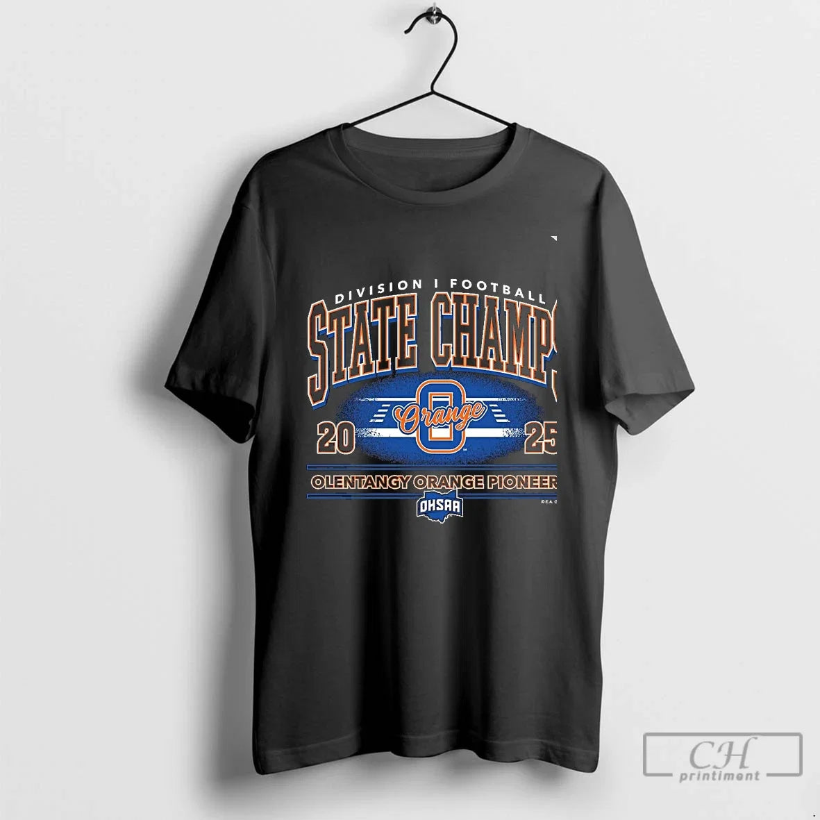 Classic Olentangy Orange Pioneers 2025 Football D1 - Adult & Kids T-Shirts, Sweatshirts & Hoodies apparel design preview 1