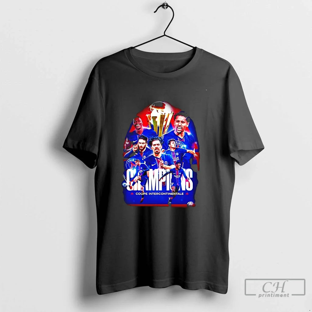 Classic Psg 2025 Intercontinental Cup Champions - Adult & Kids T-Shirts, Sweatshirts & Hoodies apparel design preview 1