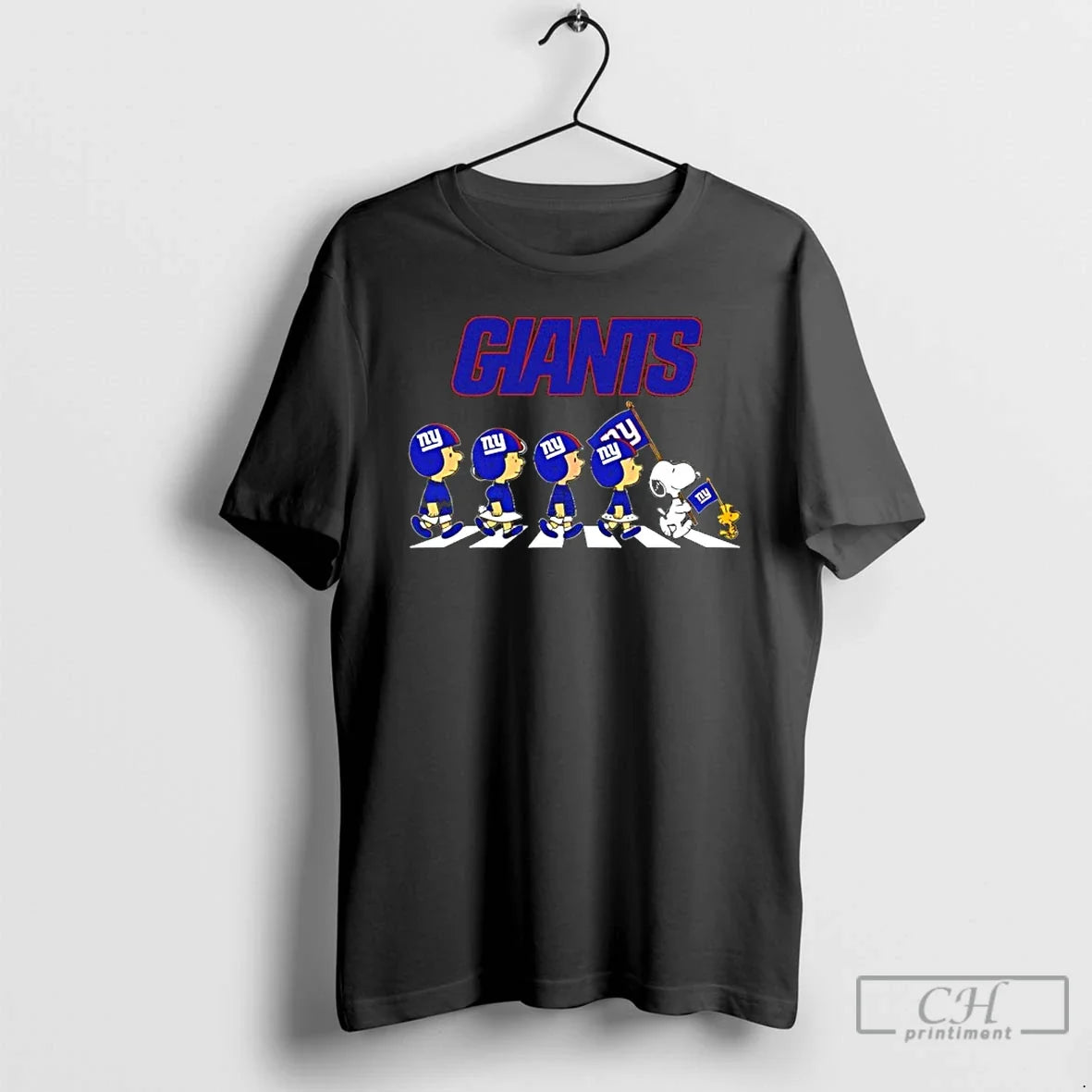 Classic Peanuts X New York Giants Football Flag - Adult & Kids T-Shirts, Sweatshirts & Hoodies apparel design preview 1