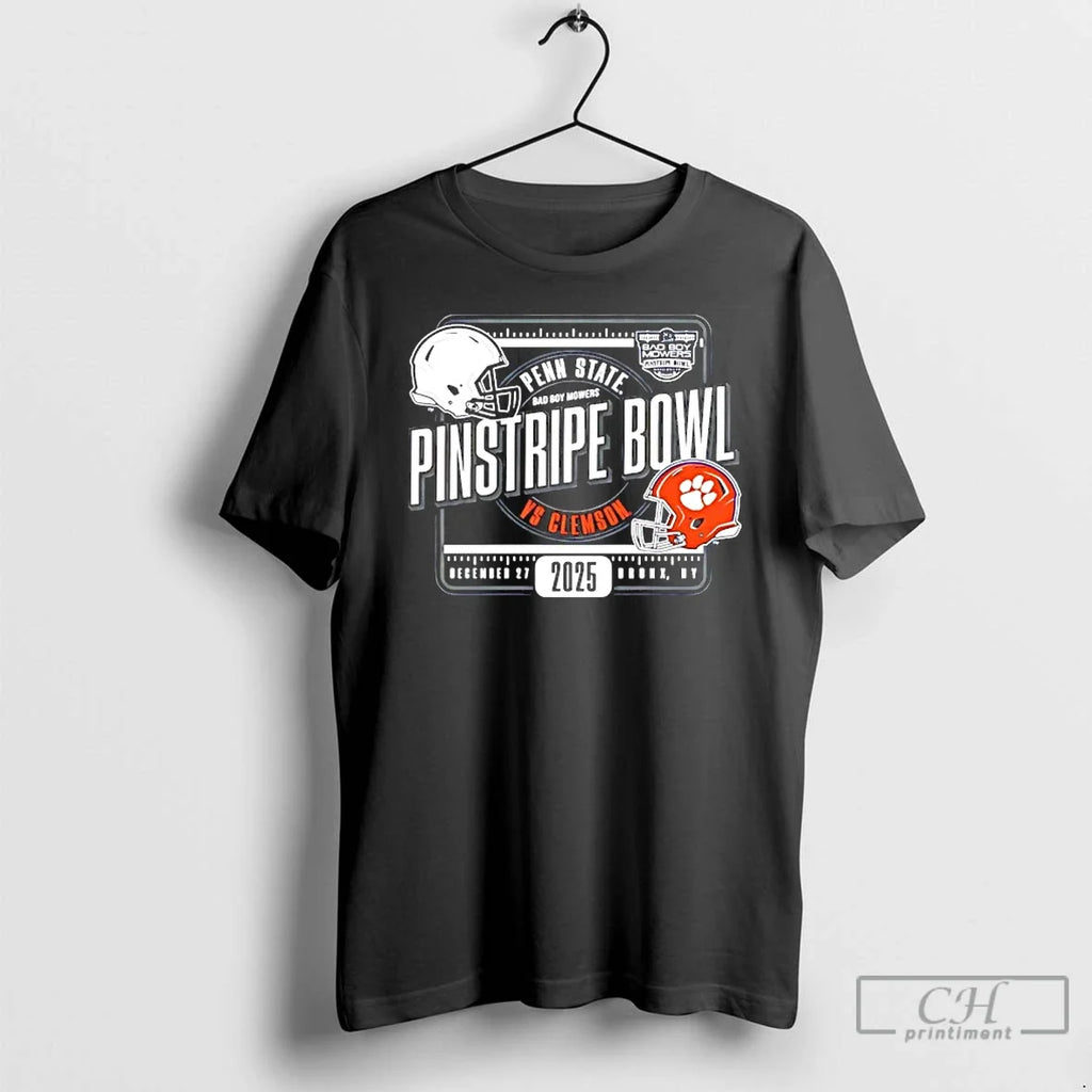 Classic Penn State Vs Clemson 2025 Bad Boy Mowers - Adult & Kids T-Shirts, Sweatshirts & Hoodies apparel design preview 1