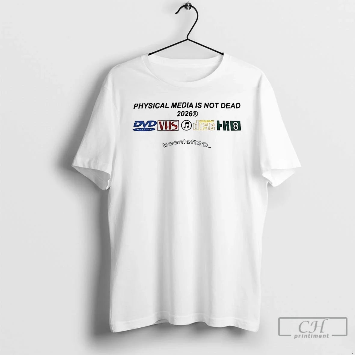 Classic Physical Media Is Not Dead 2026 - Adult & Kids T-Shirts, Sweatshirts & Hoodies apparel design preview 1