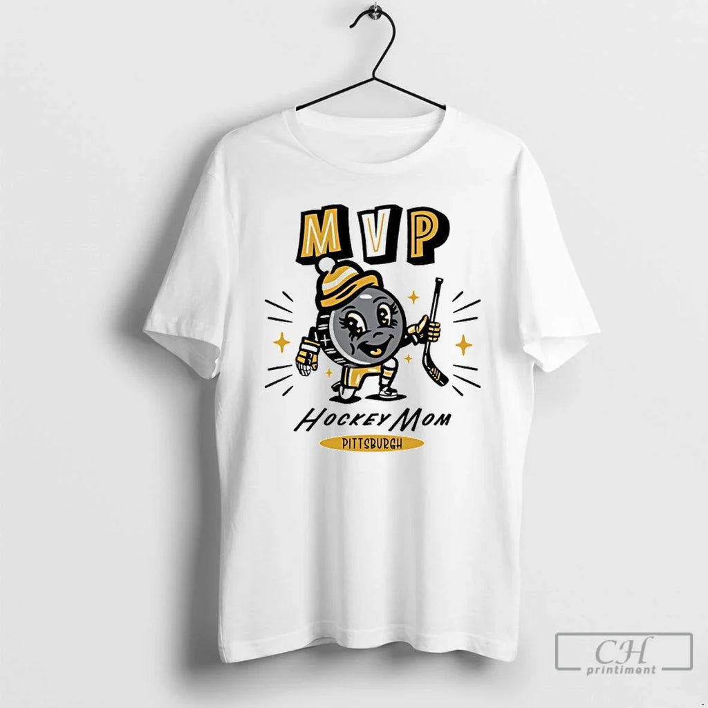 Classic Pittsburgh Penguins 2025 Mvp Hockey Mom - Adult & Kids T-Shirts, Sweatshirts & Hoodies apparel design preview 1