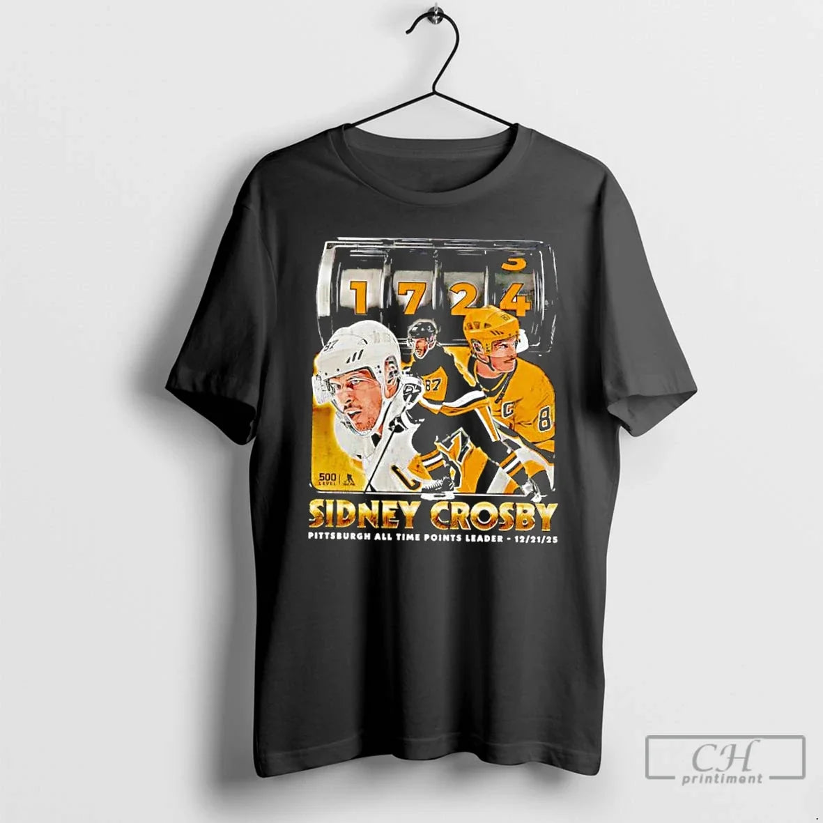 Classic Pittsburgh Penguins Sidney Crosby All Time - Adult & Kids T-Shirts, Sweatshirts & Hoodies apparel design preview 1