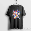 Classic Pixel Jester Retro Glitch Art - Adult & Kids T-Shirts, Sweatshirts & Hoodies apparel design preview 1