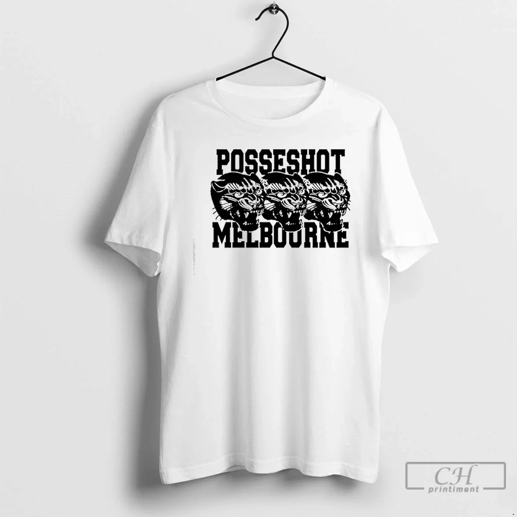 Classic Posseshot Melbourne Triple Panther - Adult & Kids T-Shirts, Sweatshirts & Hoodies apparel design preview 1
