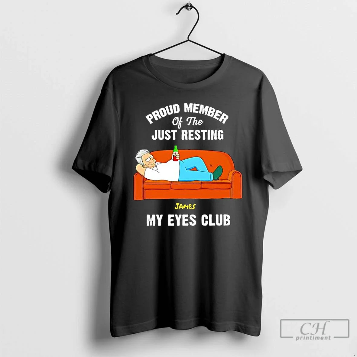 Classic Proud Member Just Resting James My Eyes Club - Adult & Kids T-Shirts, Sweatshirts & Hoodies apparel design preview 1