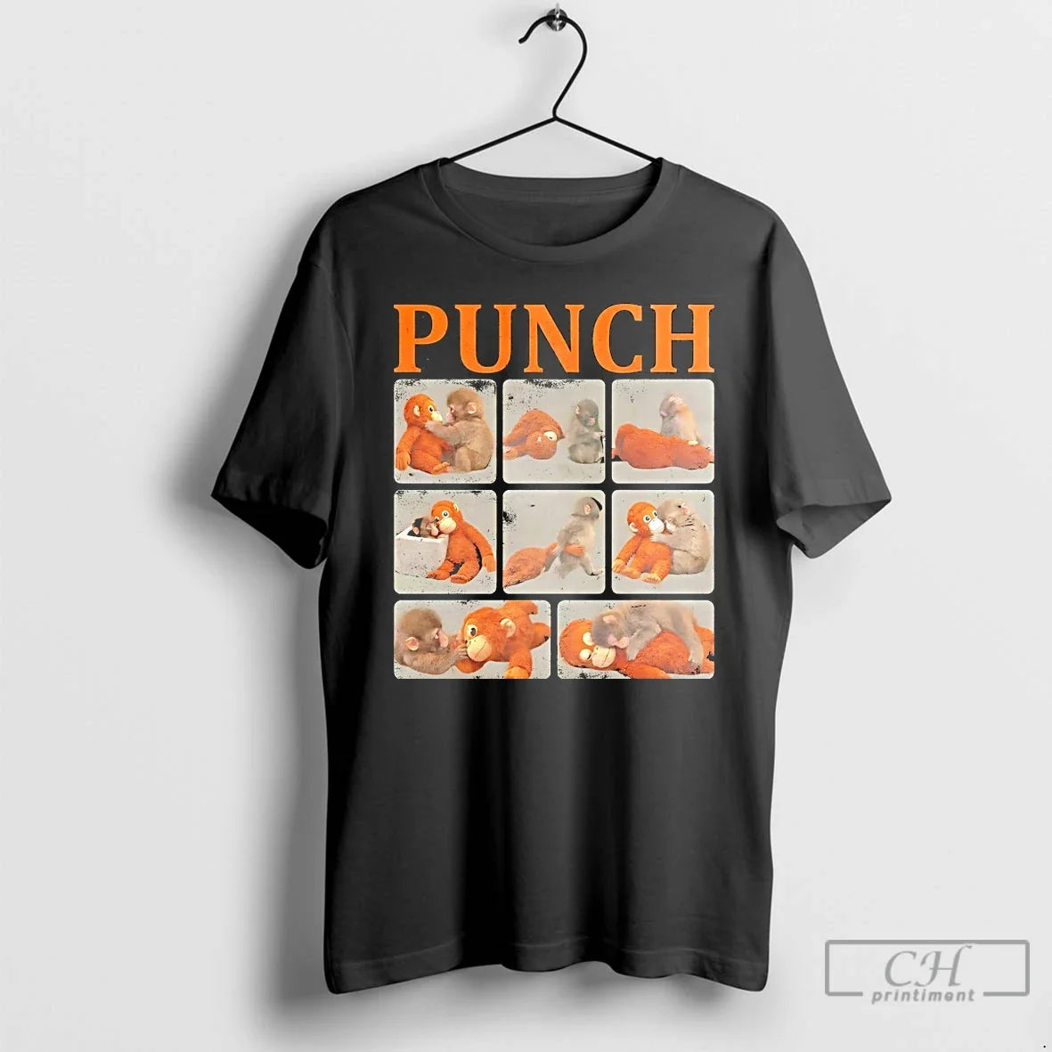 Classic Punch Monkey Meme - Adult & Kids T-Shirts, Sweatshirts & Hoodies apparel design preview 1
