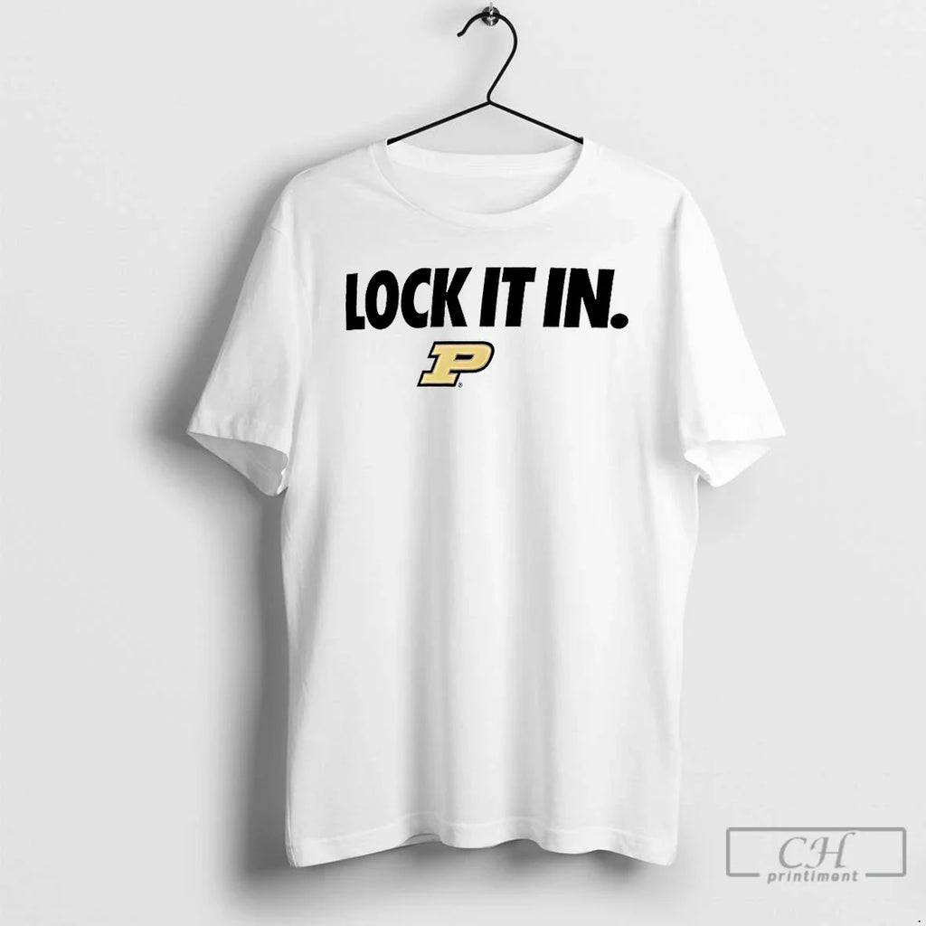 Classic Purdue Boilermakers Lock It In 2026 - Adult & Kids T-Shirts, Sweatshirts & Hoodies apparel design preview 1