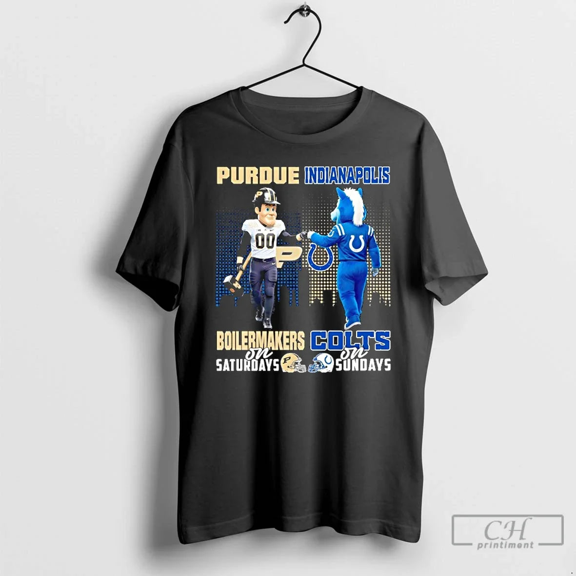 Classic Purdue Boilermakers Saturdays X Indianapolis - Adult & Kids T-Shirts, Sweatshirts & Hoodies apparel design preview 1