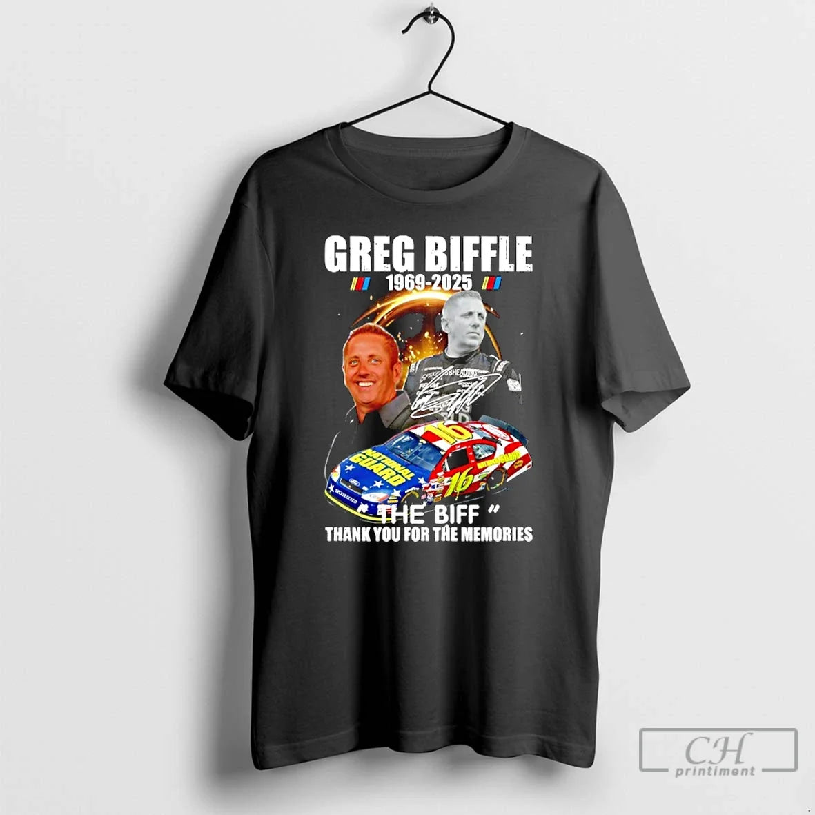 Classic R I P Greg Biffle 1969 2025 Thank You - Adult & Kids T-Shirts, Sweatshirts & Hoodies apparel design preview 1