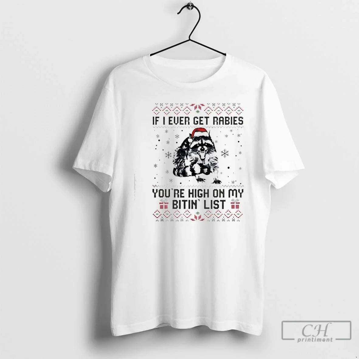 Classic Raccoon If I Ever Get Rabies Youre High My - Adult & Kids T-Shirts, Sweatshirts & Hoodies apparel design preview 1