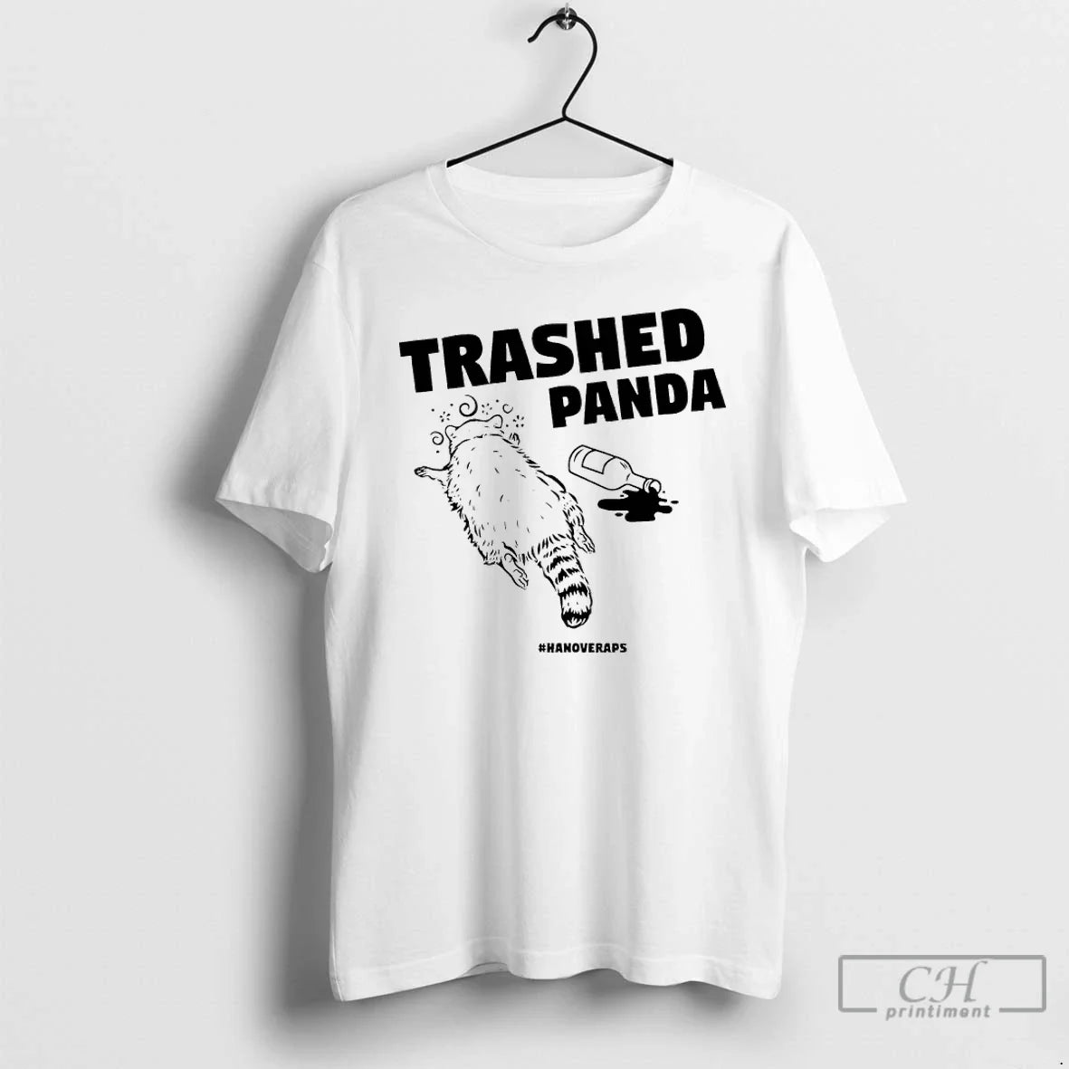 Classic Raccoon Trashed Panda - Adult & Kids T-Shirts, Sweatshirts & Hoodies apparel design preview 1