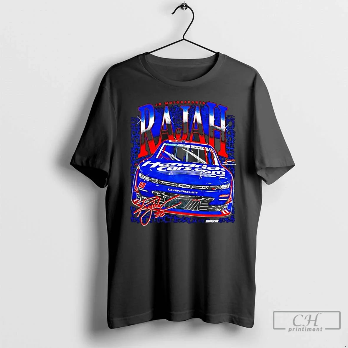 Classic Rajah Caruth 88 Hendrickcars Jr Motorsports - Adult & Kids T-Shirts, Sweatshirts & Hoodies apparel design preview 1