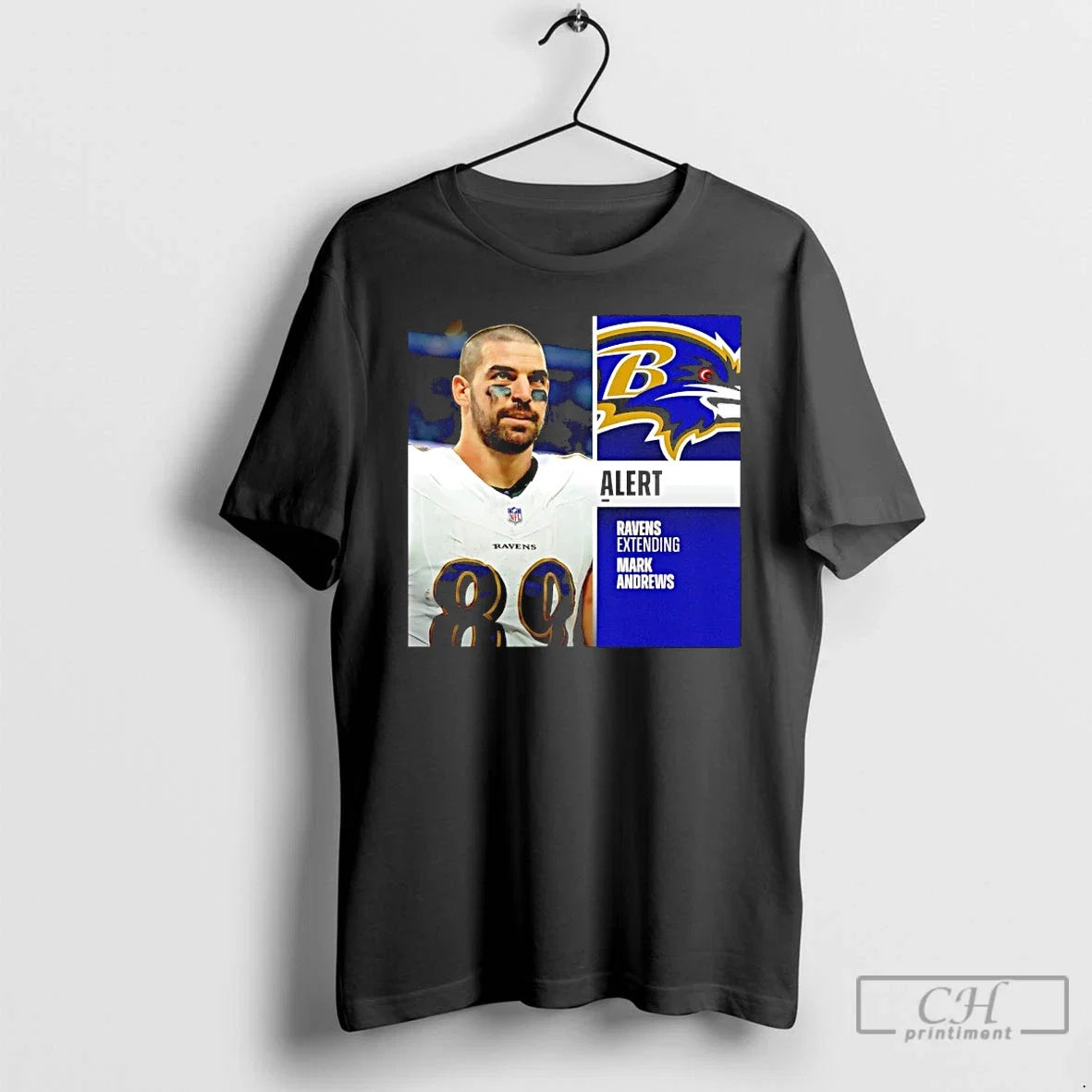 Classic Ravens Mark Andrews Agrees Terms Three Year - Adult & Kids T-Shirts, Sweatshirts & Hoodies apparel design preview 1