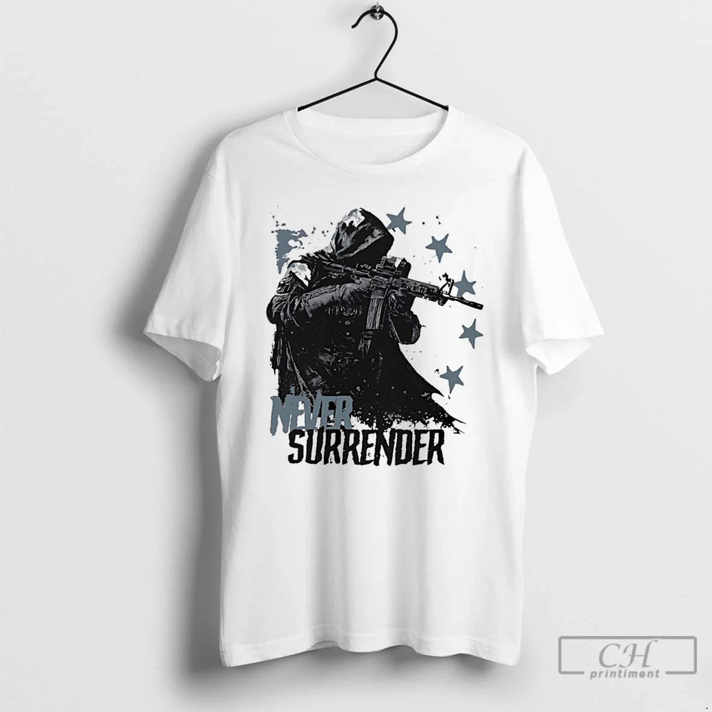 Classic Reaper Never Surrender - Adult & Kids T-Shirts, Sweatshirts & Hoodies apparel design preview 1