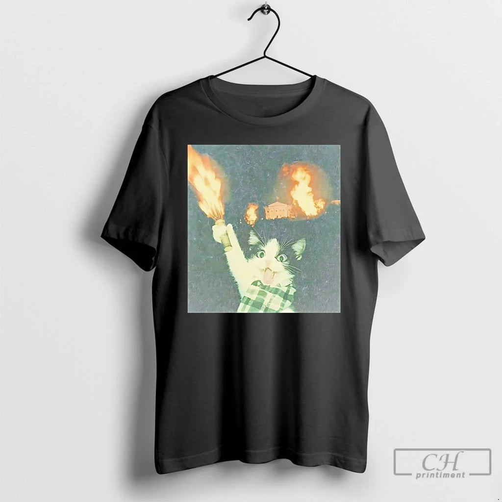 Classic Rebellious Cat Vintage - Adult & Kids T-Shirts, Sweatshirts & Hoodies apparel design preview 1