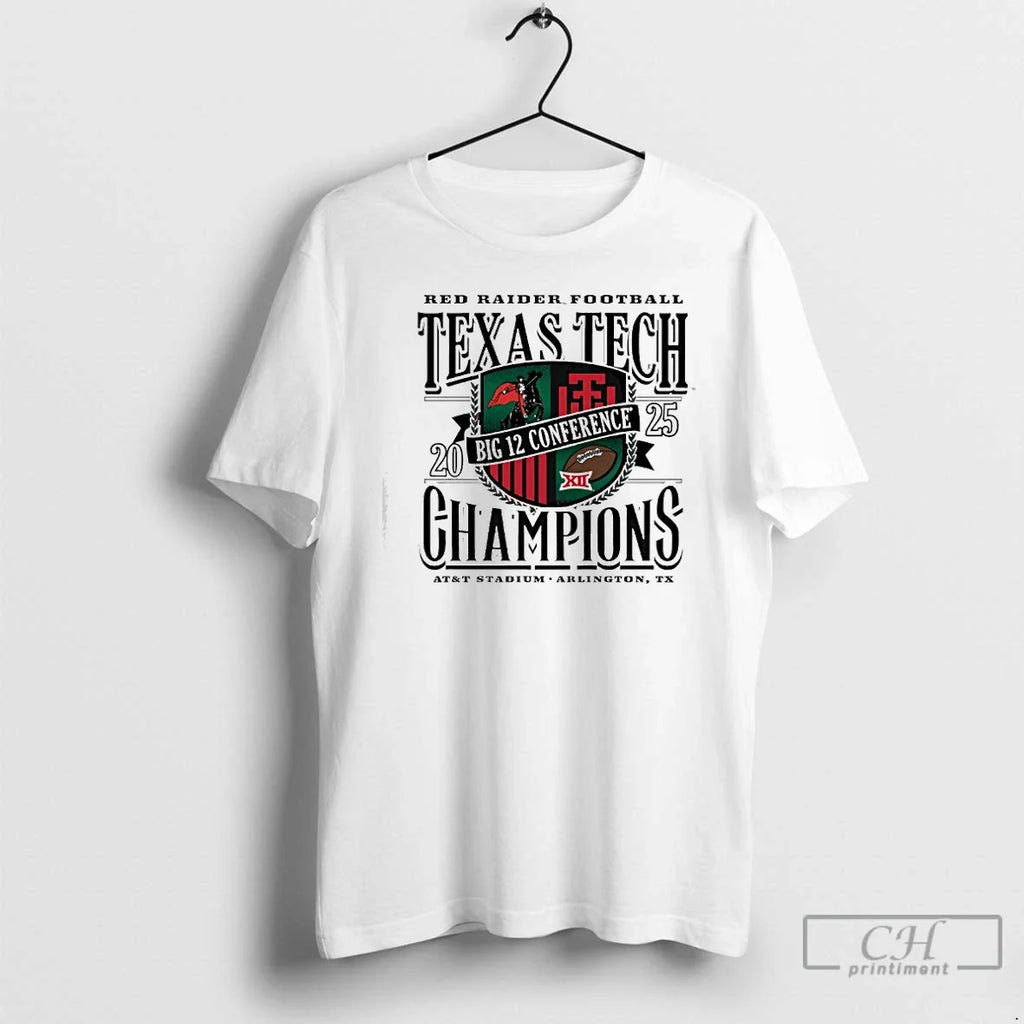 Classic Red Raiders Football Texas Tech Big 12 - Adult & Kids T-Shirts, Sweatshirts & Hoodies apparel design preview 1