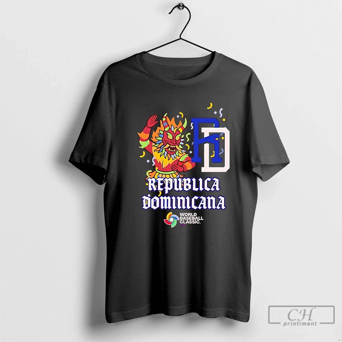 Classic Republica Dominicana 2025 World Baseball - Adult & Kids T-Shirts, Sweatshirts & Hoodies apparel design preview 1