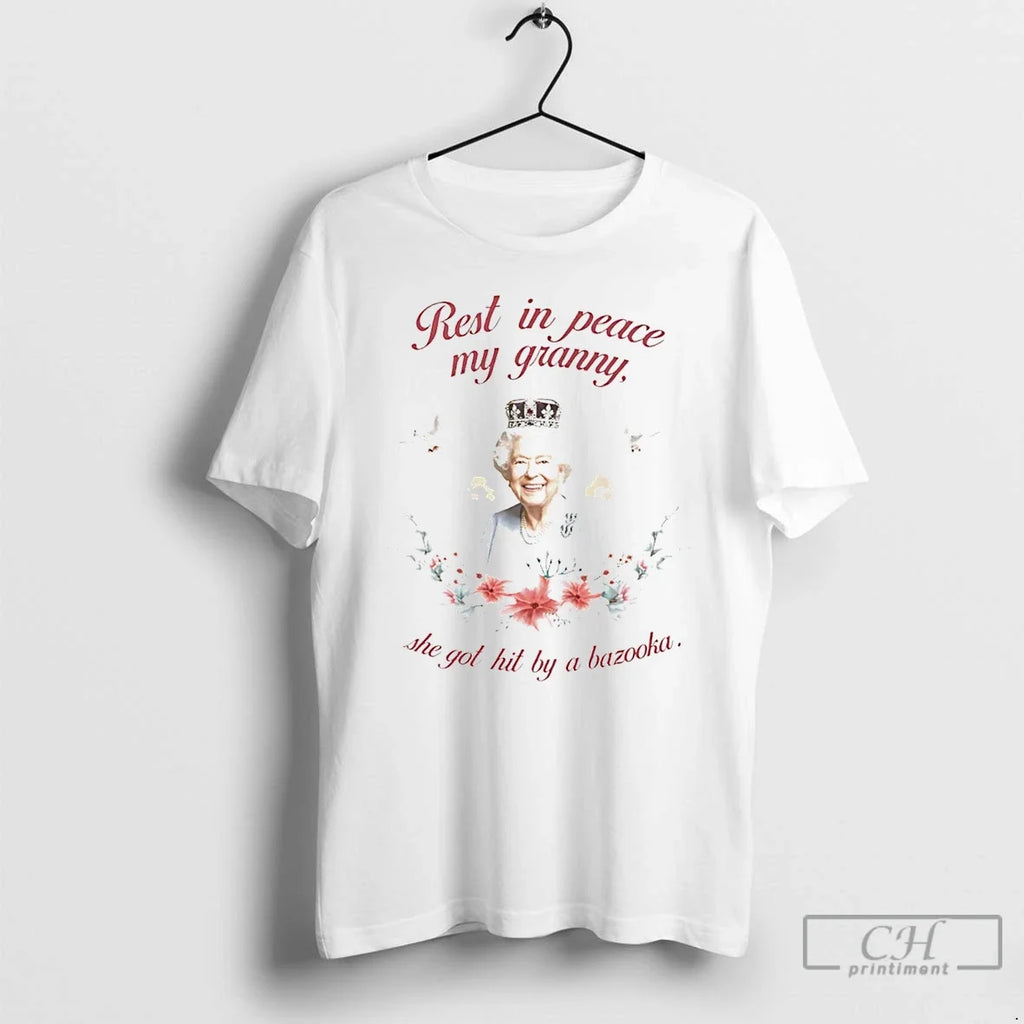 Classic Rest In Peace My Granny She Got Hit By A - Adult & Kids T-Shirts, Sweatshirts & Hoodies apparel design preview 1