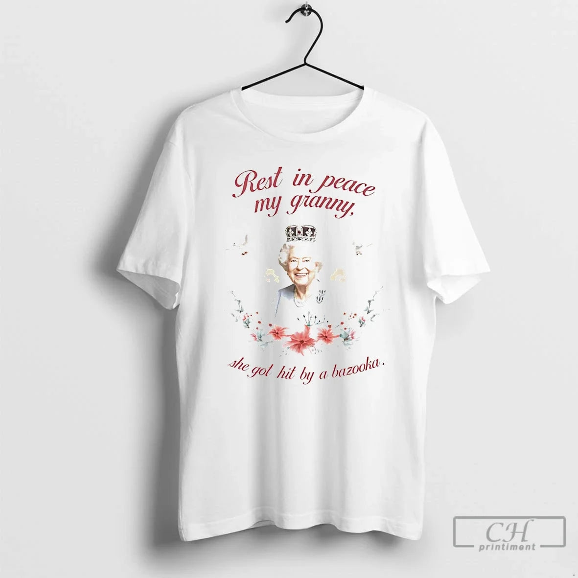Classic Rest In Peace My Granny She Got Hit By A - Adult & Kids T-Shirts, Sweatshirts & Hoodies apparel design preview 1