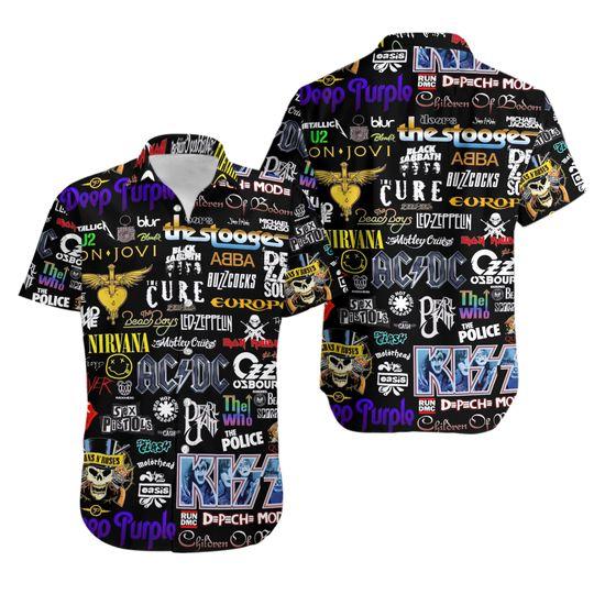 Classic rock unisex hawaiian gift for family and - Adult & Kids T-Shirts, Sweatshirts & Hoodies apparel design preview 1