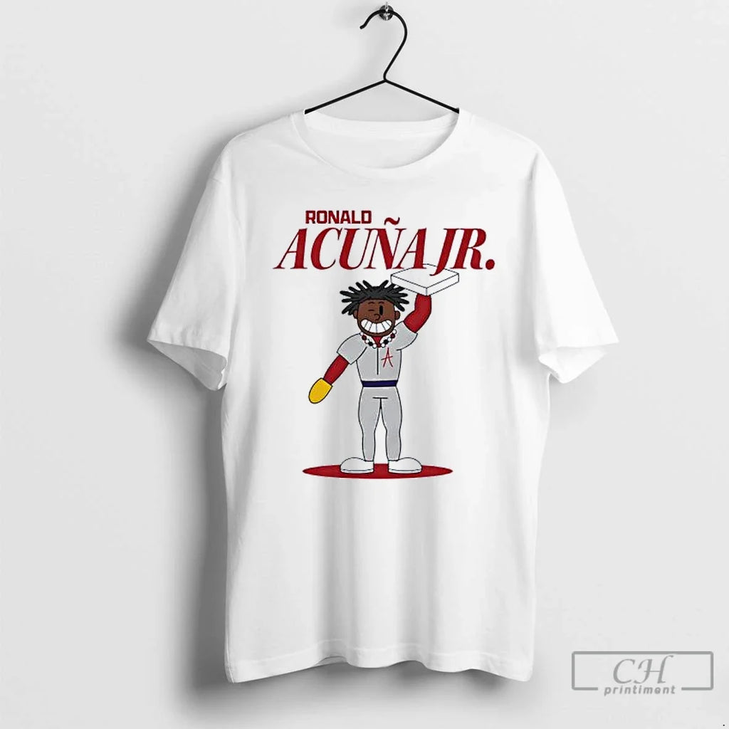 Classic Ronald Acuna Jr Atlanta Braves Cartoon Funny - Adult & Kids T-Shirts, Sweatshirts & Hoodies apparel design preview 1