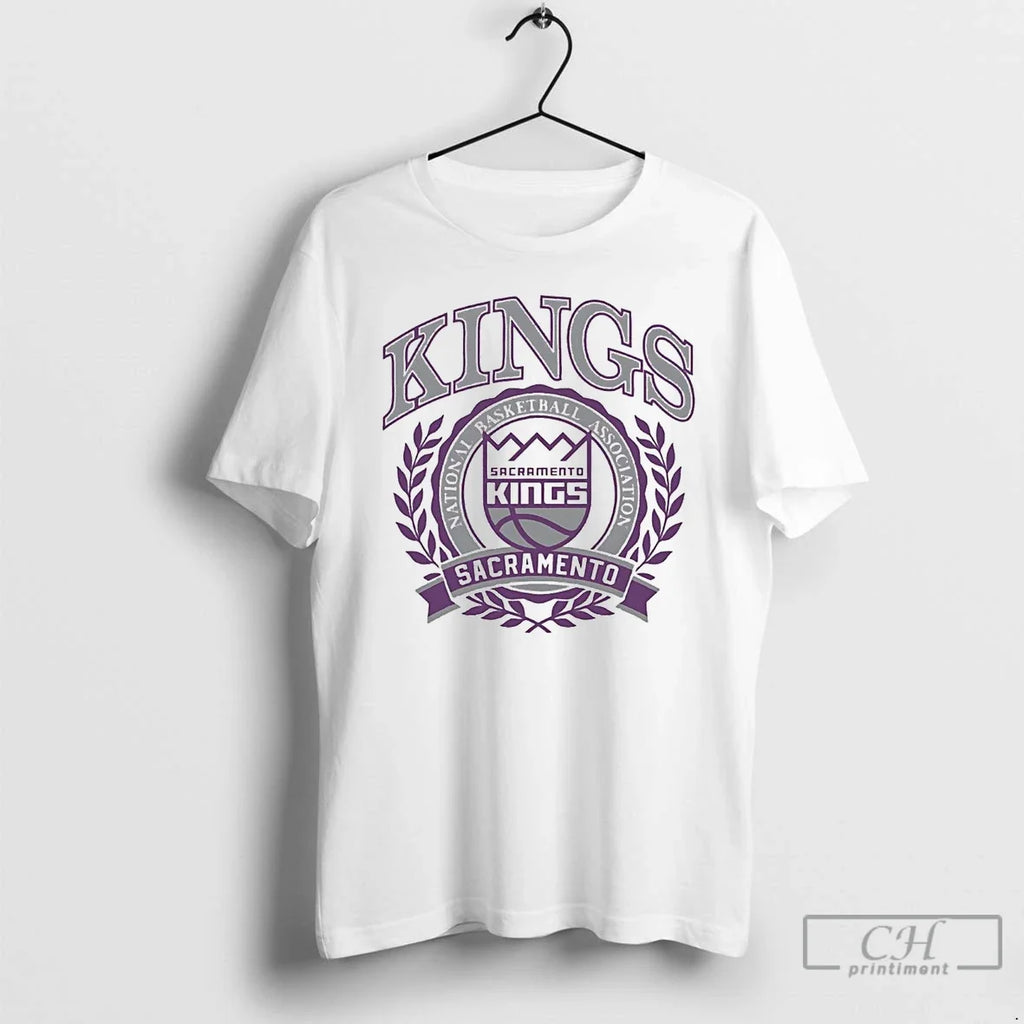 Classic Sacramento Kings Nba Crest - Adult & Kids T-Shirts, Sweatshirts & Hoodies apparel design preview 1