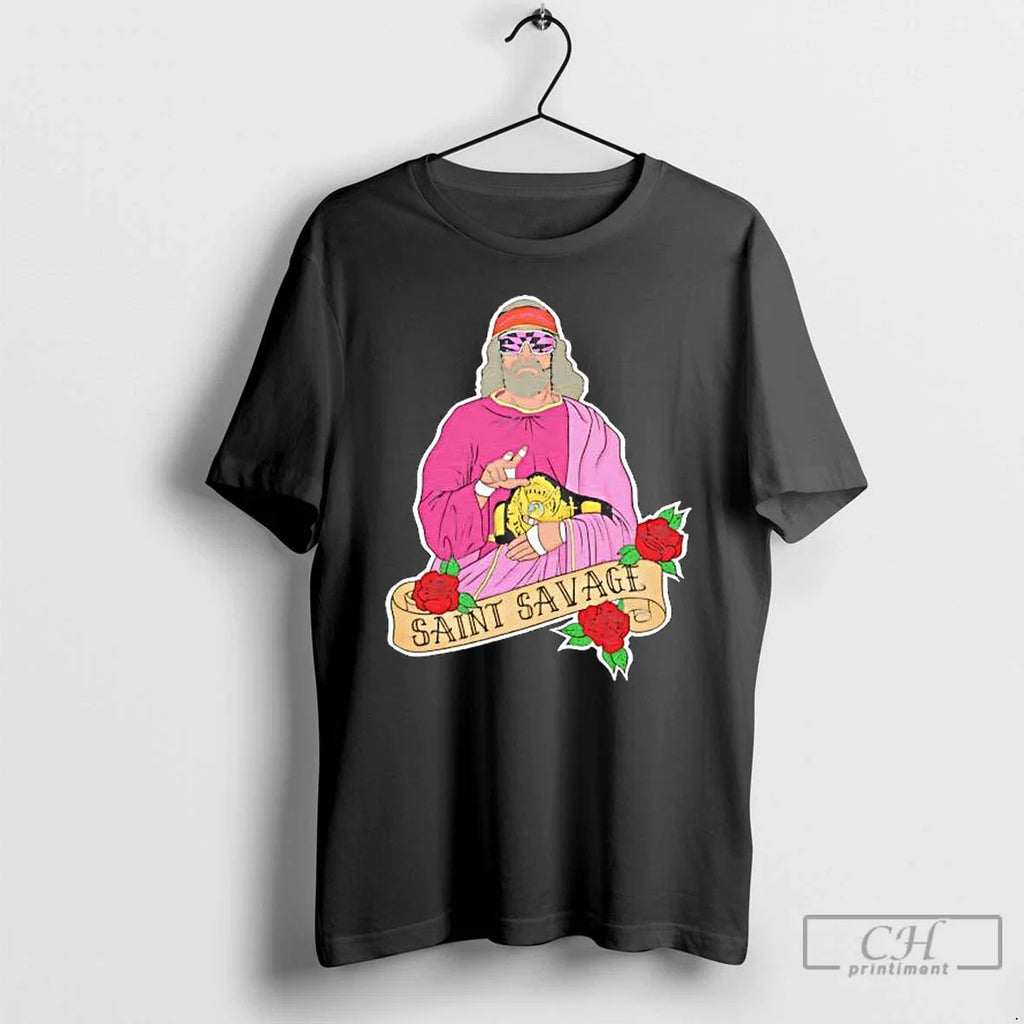 Classic Saint Savage Rose - Adult & Kids T-Shirts, Sweatshirts & Hoodies apparel design preview 1