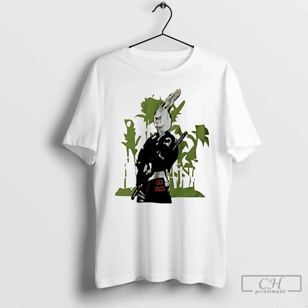 Classic Samurai Rabbit Jeremy Peep Show - Adult & Kids T-Shirts, Sweatshirts & Hoodies apparel design preview 1