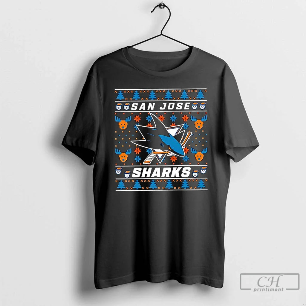 Classic San Jose Sharks 2025 Ugly - Adult & Kids T-Shirts, Sweatshirts & Hoodies apparel design preview 1
