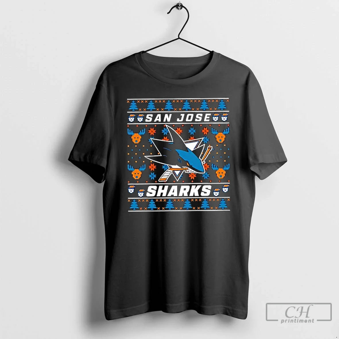 Classic San Jose Sharks 2025 Ugly - Adult & Kids T-Shirts, Sweatshirts & Hoodies apparel design preview 1