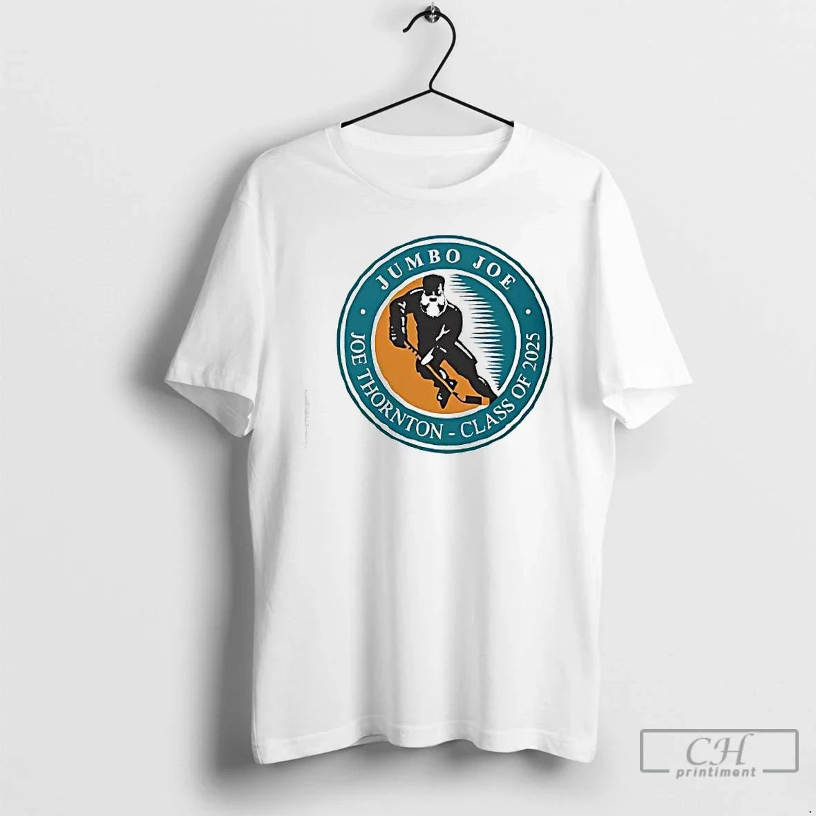 Classic San Jose Sharks Jumbo Hall Fame Class 2025 - Adult & Kids T-Shirts, Sweatshirts & Hoodies apparel design preview 1