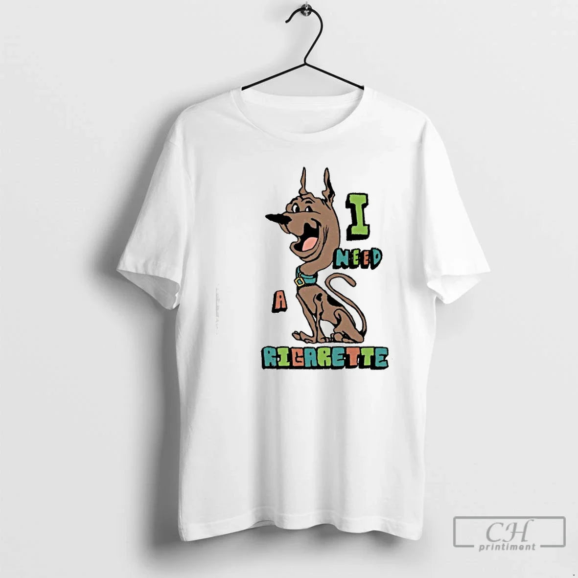 Classic Scooby Doo I Need Cigarette - Adult & Kids T-Shirts, Sweatshirts & Hoodies apparel design preview 1