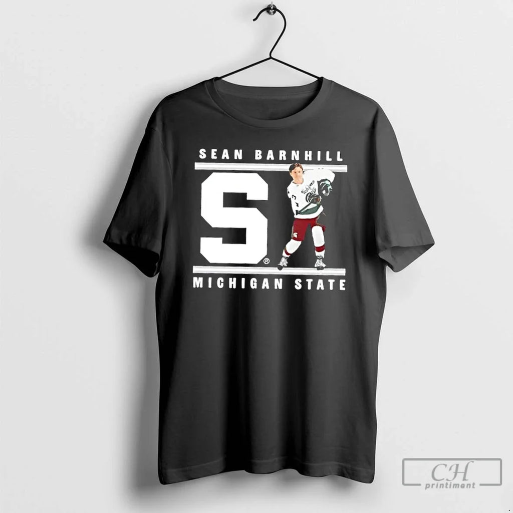 Classic Sean Barnhill Michigan State Forest Green - Adult & Kids T-Shirts, Sweatshirts & Hoodies apparel design preview 1