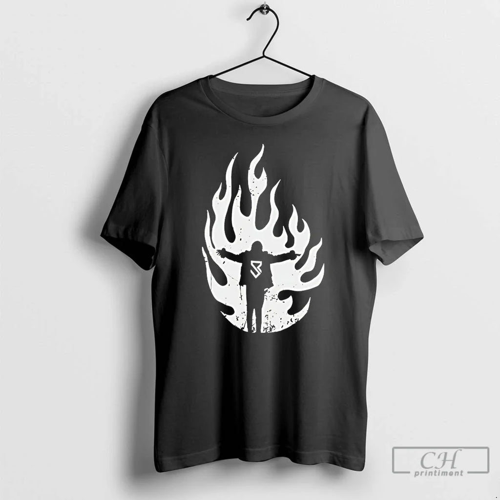 Classic Seth Rollins Flames - Adult & Kids T-Shirts, Sweatshirts & Hoodies apparel design preview 1