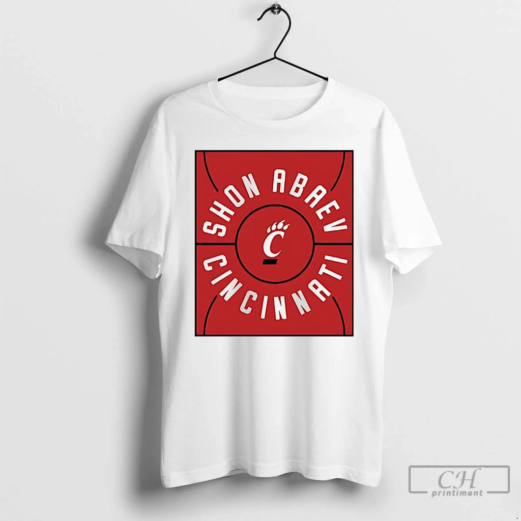 Classic Shon Abaev Full Court Cincinnati Bearcats - Adult & Kids T-Shirts, Sweatshirts & Hoodies apparel design preview 1