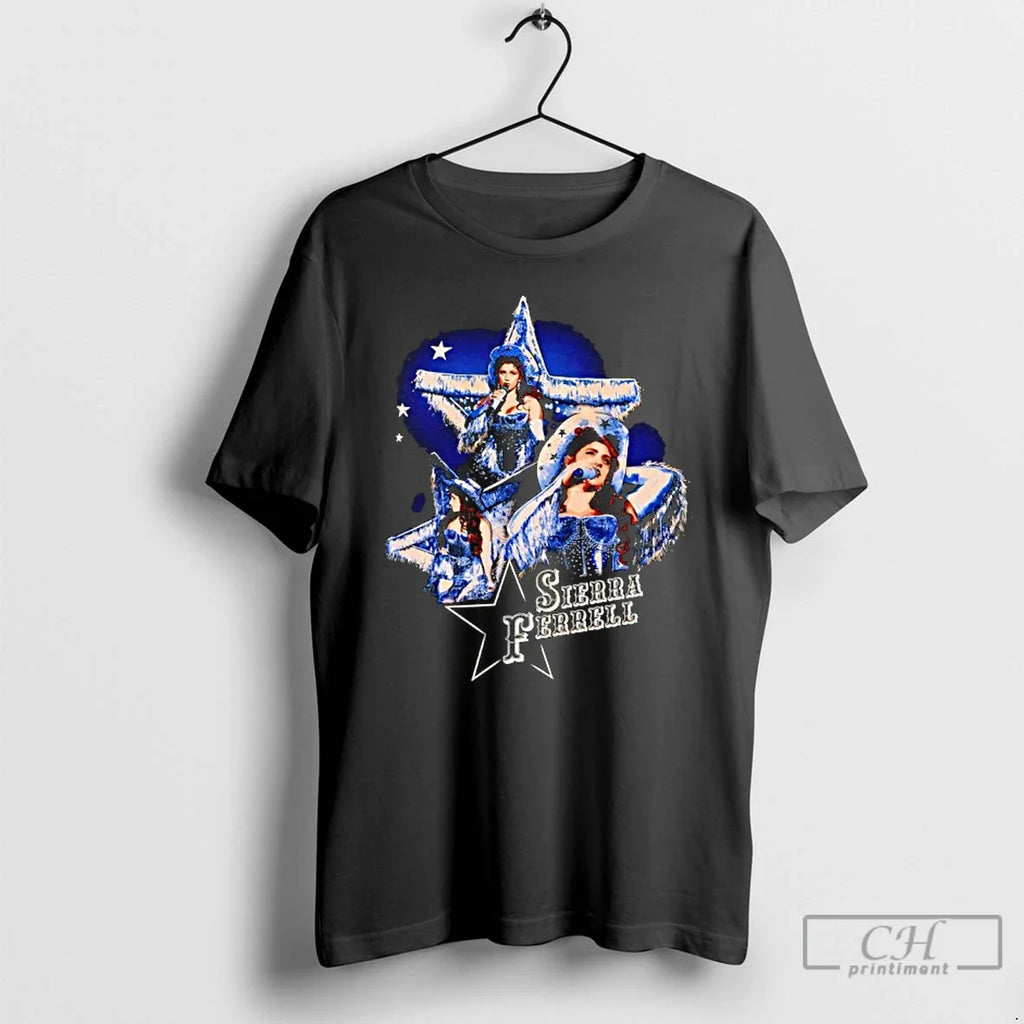 Classic Sierra Ferrell Pose Star Photo - Adult & Kids T-Shirts, Sweatshirts & Hoodies apparel design preview 1