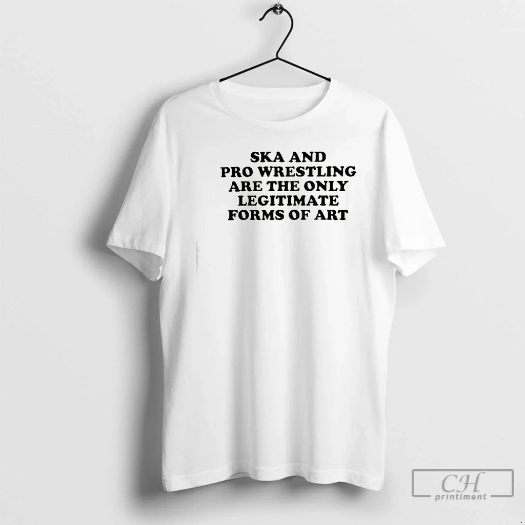 Classic Ska Pro Wrestling Are Only Legitimate - Adult & Kids T-Shirts, Sweatshirts & Hoodies apparel design preview 1