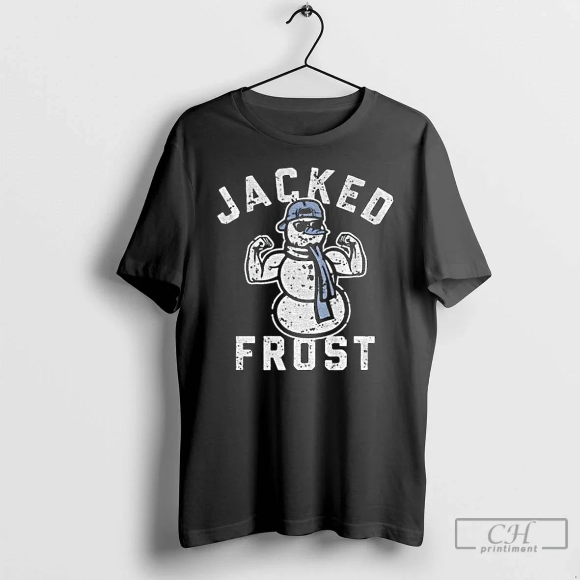 Classic Snowman Strong Jacked Frost - Adult & Kids T-Shirts, Sweatshirts & Hoodies apparel design preview 1
