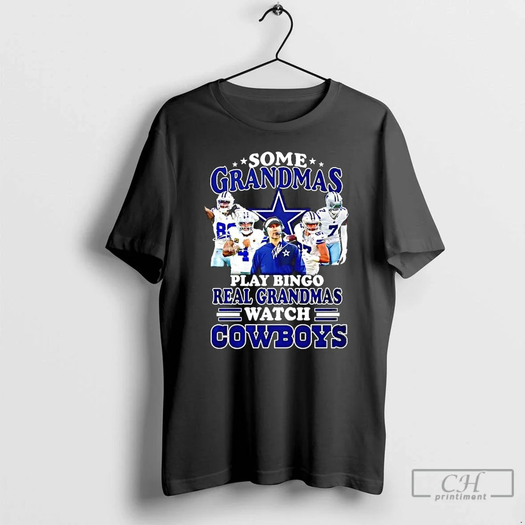 Classic Some Grandmas Play Bingo Real Watch Dallas - Adult & Kids T-Shirts, Sweatshirts & Hoodies apparel design preview 1