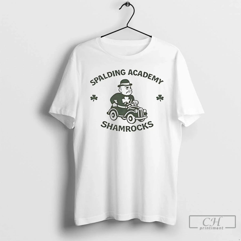 Classic Spalding Academy Shamrocks - Adult & Kids T-Shirts, Sweatshirts & Hoodies apparel design preview 1