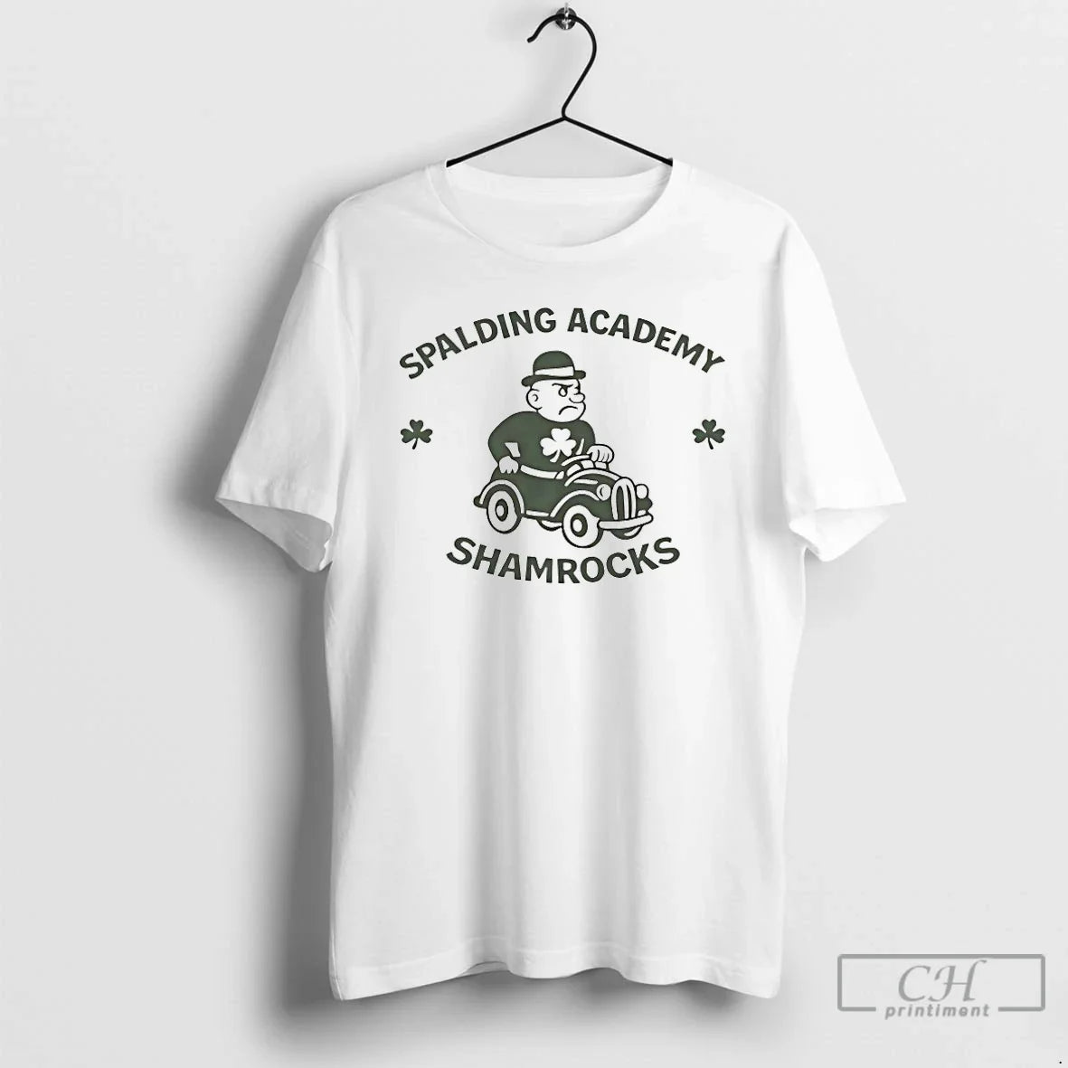 Classic Spalding Academy Shamrocks - Adult & Kids T-Shirts, Sweatshirts & Hoodies apparel design preview 1