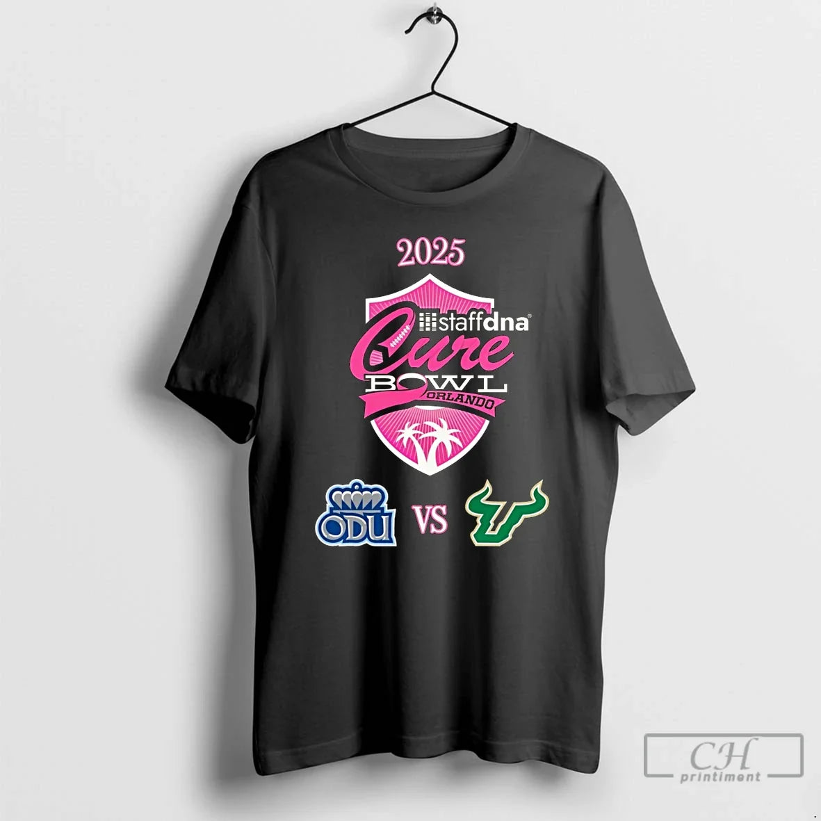 Classic Staffdna Cure Bowl Old Dominion Vs South - Adult & Kids T-Shirts, Sweatshirts & Hoodies apparel design preview 1