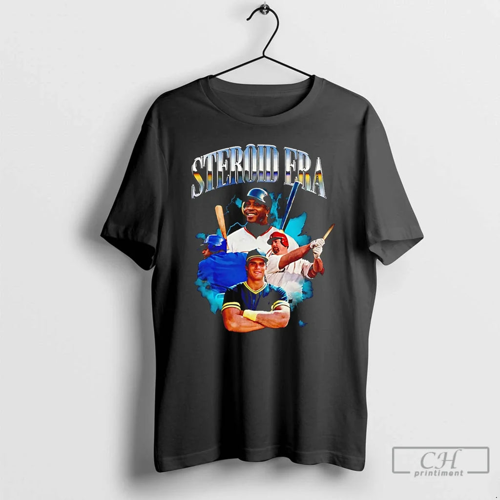 Classic Steroid Szn Baseball Player Graphic - Adult & Kids T-Shirts, Sweatshirts & Hoodies apparel design preview 1
