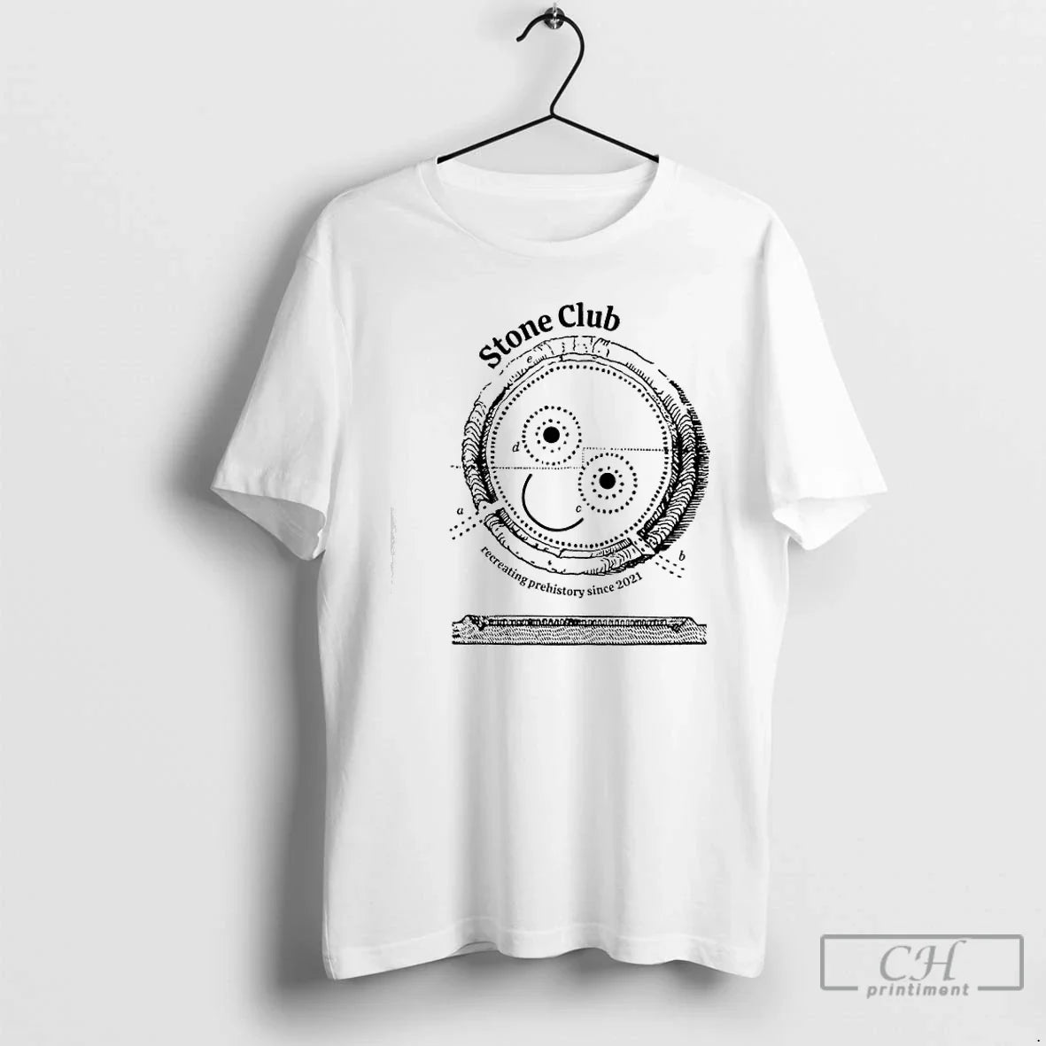Classic Stone Club Recreating Prehistory Since 2021 - Adult & Kids T-Shirts, Sweatshirts & Hoodies apparel design preview 1