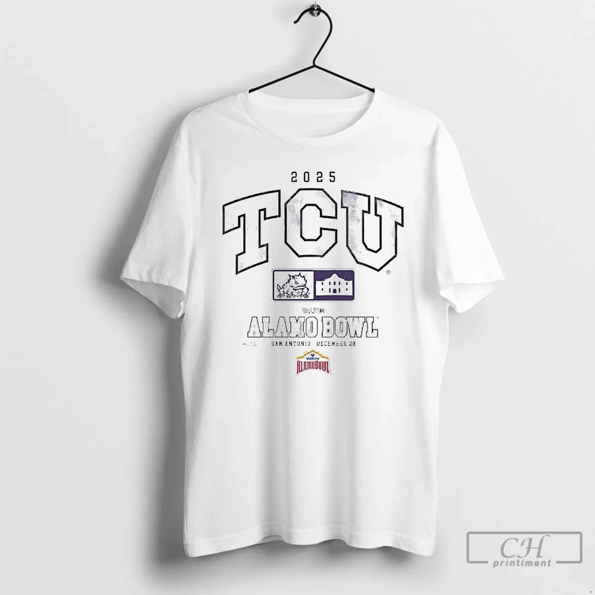 Classic Tcu Horned Frogs 2025 Valero Alamo Bowl San - Adult & Kids T-Shirts, Sweatshirts & Hoodies apparel design preview 1